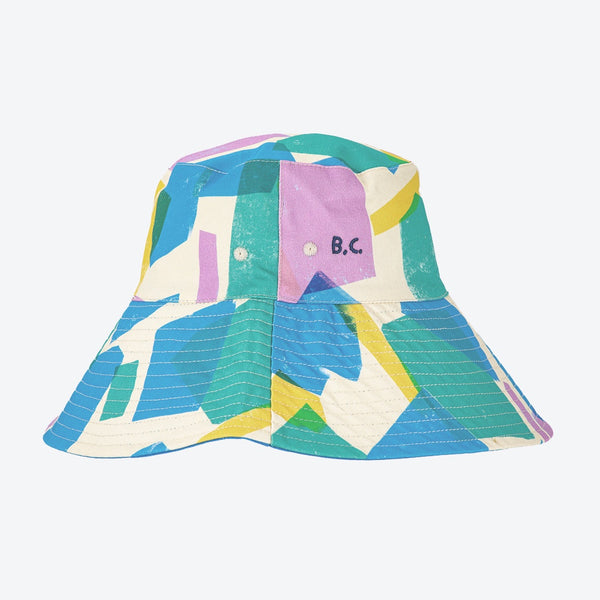 Multicolour Cotton Sun Hat