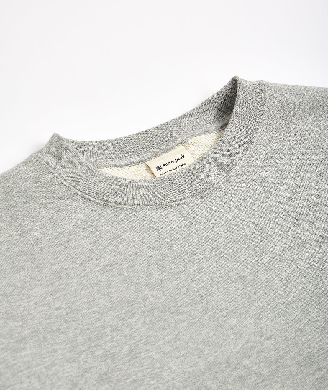 Recycled Cotton Sweat Crewneck 