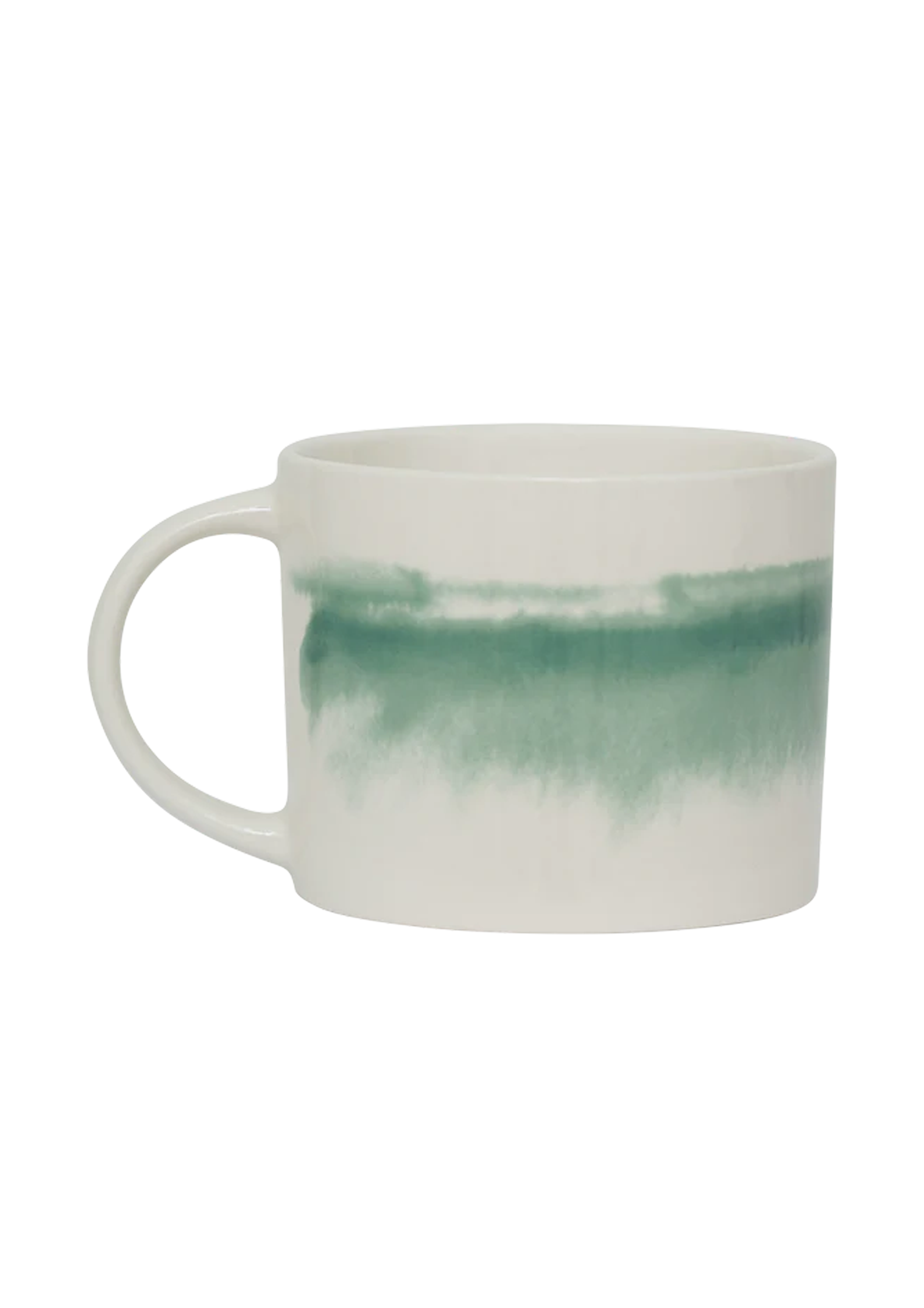 'Tazza' Sea Green Stripe Mug