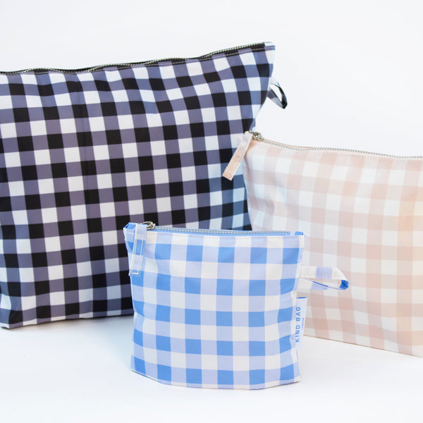 Gingham Pouch - Small