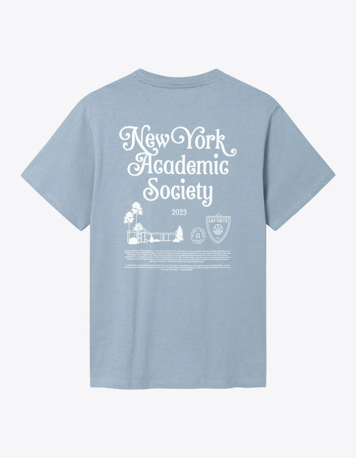 New York T-shirt - Tradewinds Blue / White