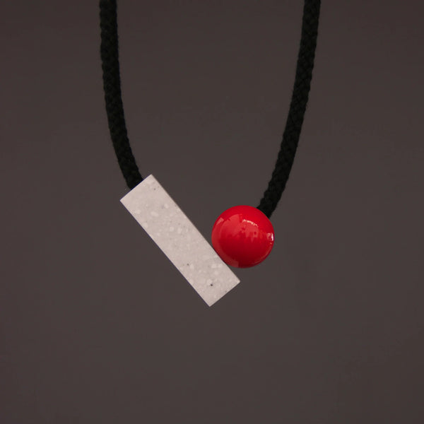 One We Made Earlier Red Josef Necklace