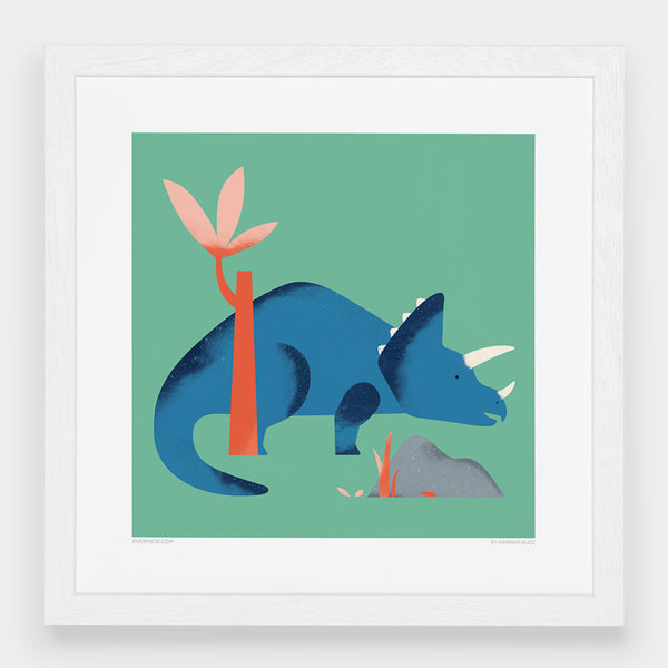 Hannah Alice Triceratops Print