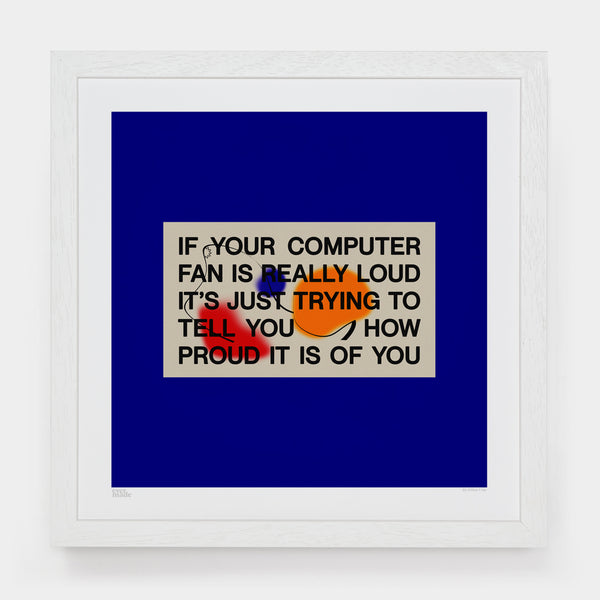 Small Unframed Computer Fan Print