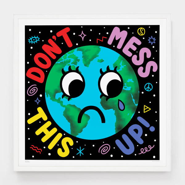 Jenni Sparks 61 x 61cm Unframed Don't Mess This Up Print