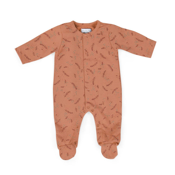 Moulin Roty Clay Foliage Cotton Sleepsuit