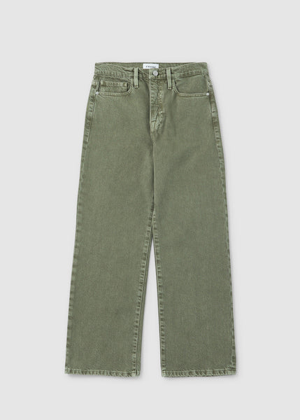 Women's Le Jane Crop Leg Jeans In Stoned Moss