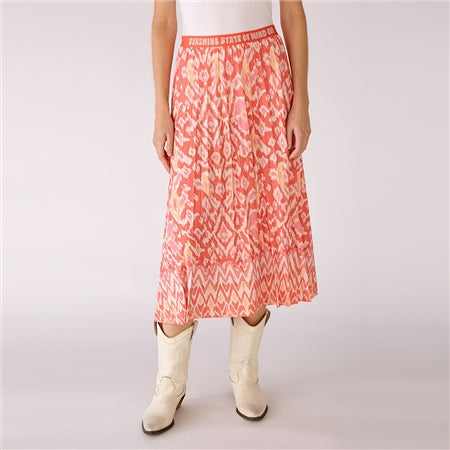 Oui Batik Sunshine Pleated Skirt