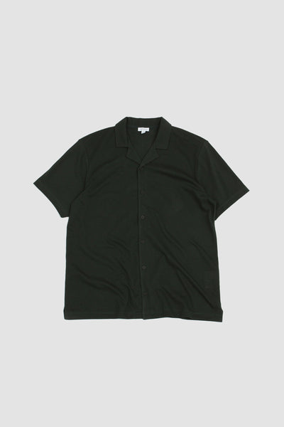 Ss Riviera Camp Collar Shirt Seaweed