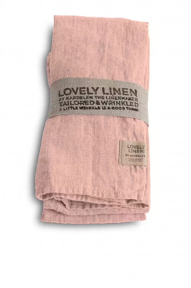 Lovely Linen Linen Napkins In Litchi