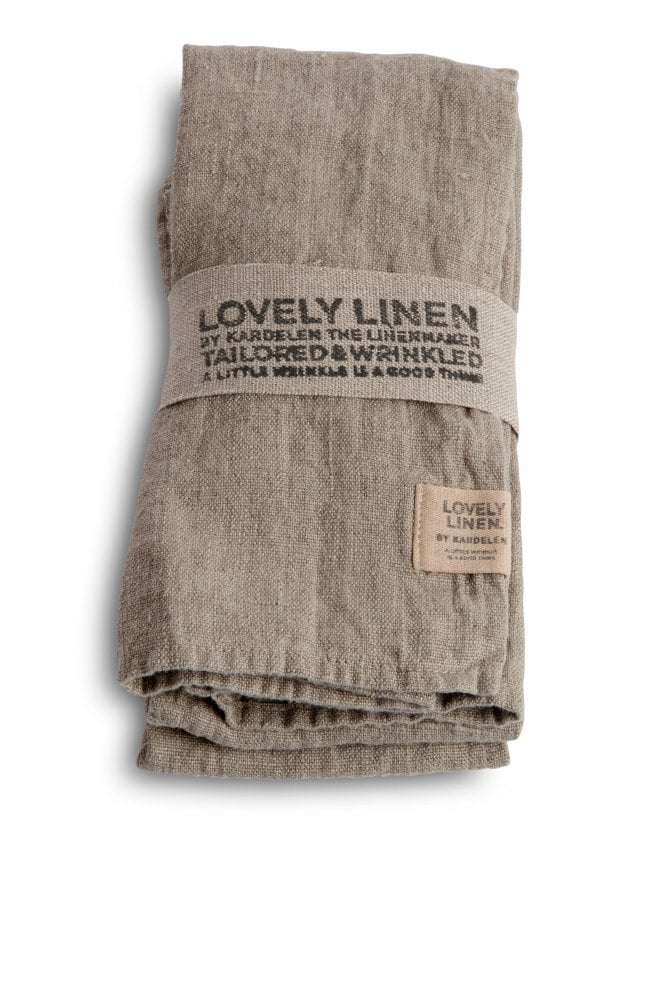 Lovely Linen Linen Napkins In Natural Beige