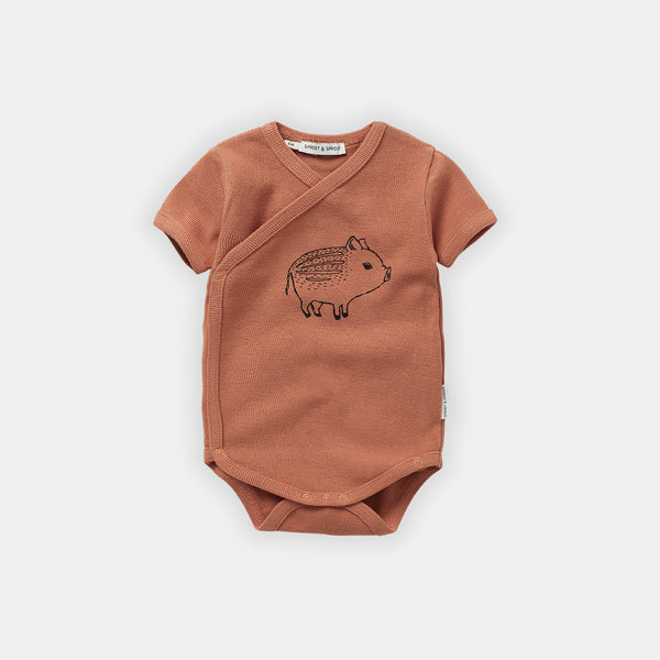 Café Truffle Piggy Romper