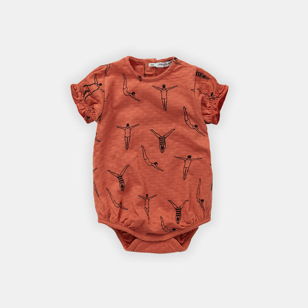 Langoustine Swimmers Print Loose Romper