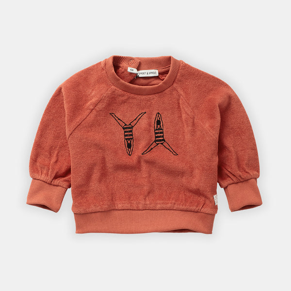 Langoustine Raglan Swimmers Sweatshirt