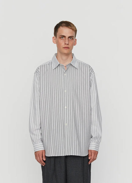 Generous Shirt Grey Stripe