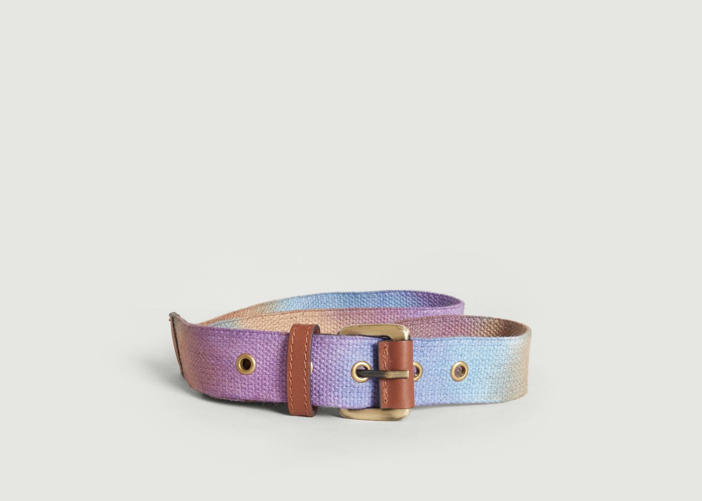 Gita Fabric And Leather Belt