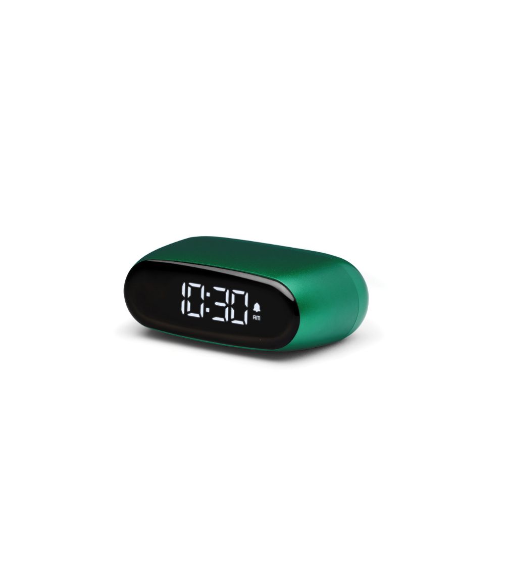 Lexon Green Minuit Alarm Clock