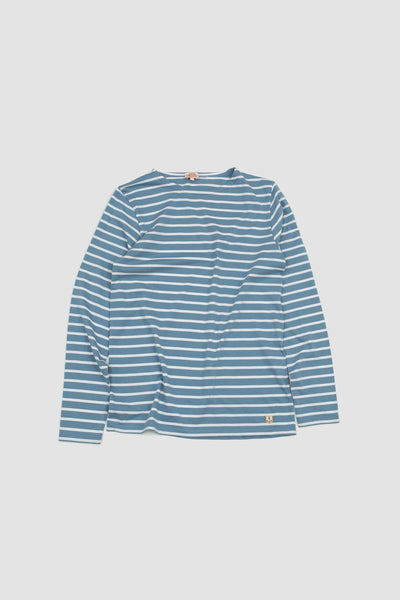 Heritage Breton Ls T-shirt Bleu St Lo/blanc