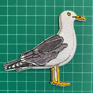 Goodordering Seagull embroidered patch