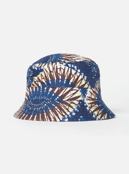 Hokkoh Print Bucket Hat - Navy