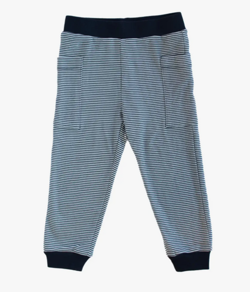 Joggers - Black Pinstripe