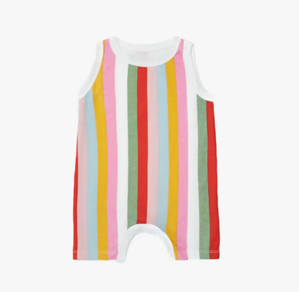 Logan Playsuit - Bright Stripe