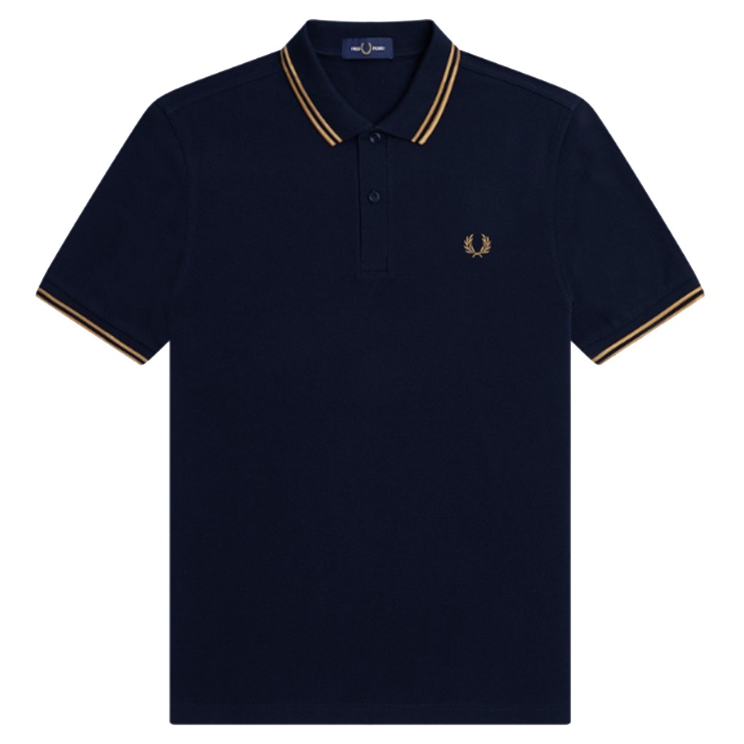 fred-perry-fred-perry-slim-fit-twin-tipped-polo-navy-dark-caramel-dark-caramel