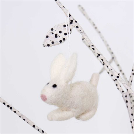 Felt Rabbit Decoration