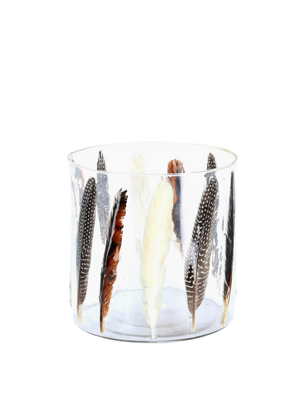 Candle Holder Feathered - Large