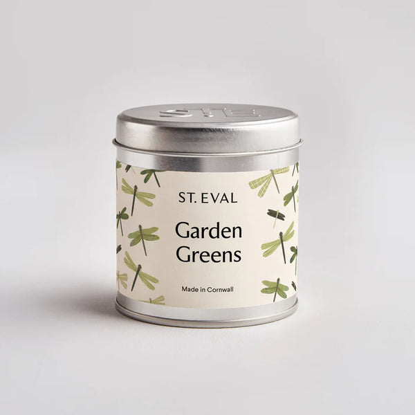 St Eval Candle Company Nature's Garden Scented Tin Candle - Garden Greens