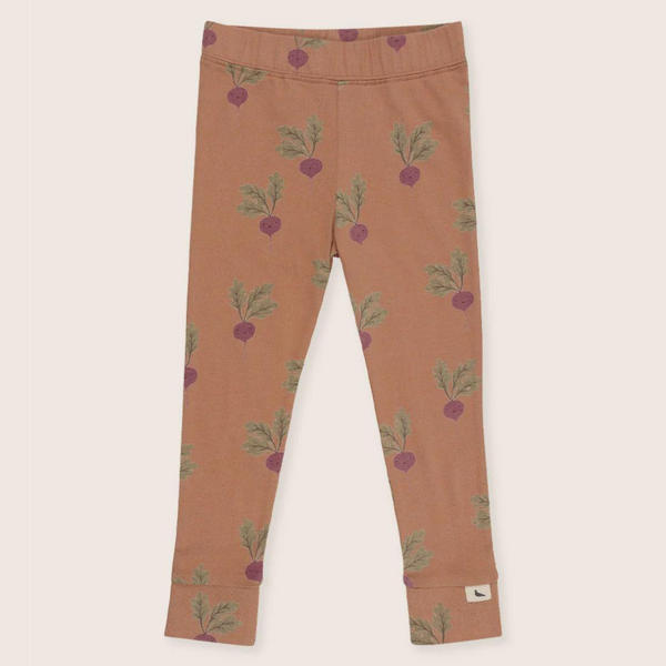 : Leggings - Beetroot Print