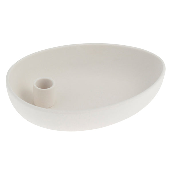 Oval Ceramic Candle Holder Bowl Lidatorp