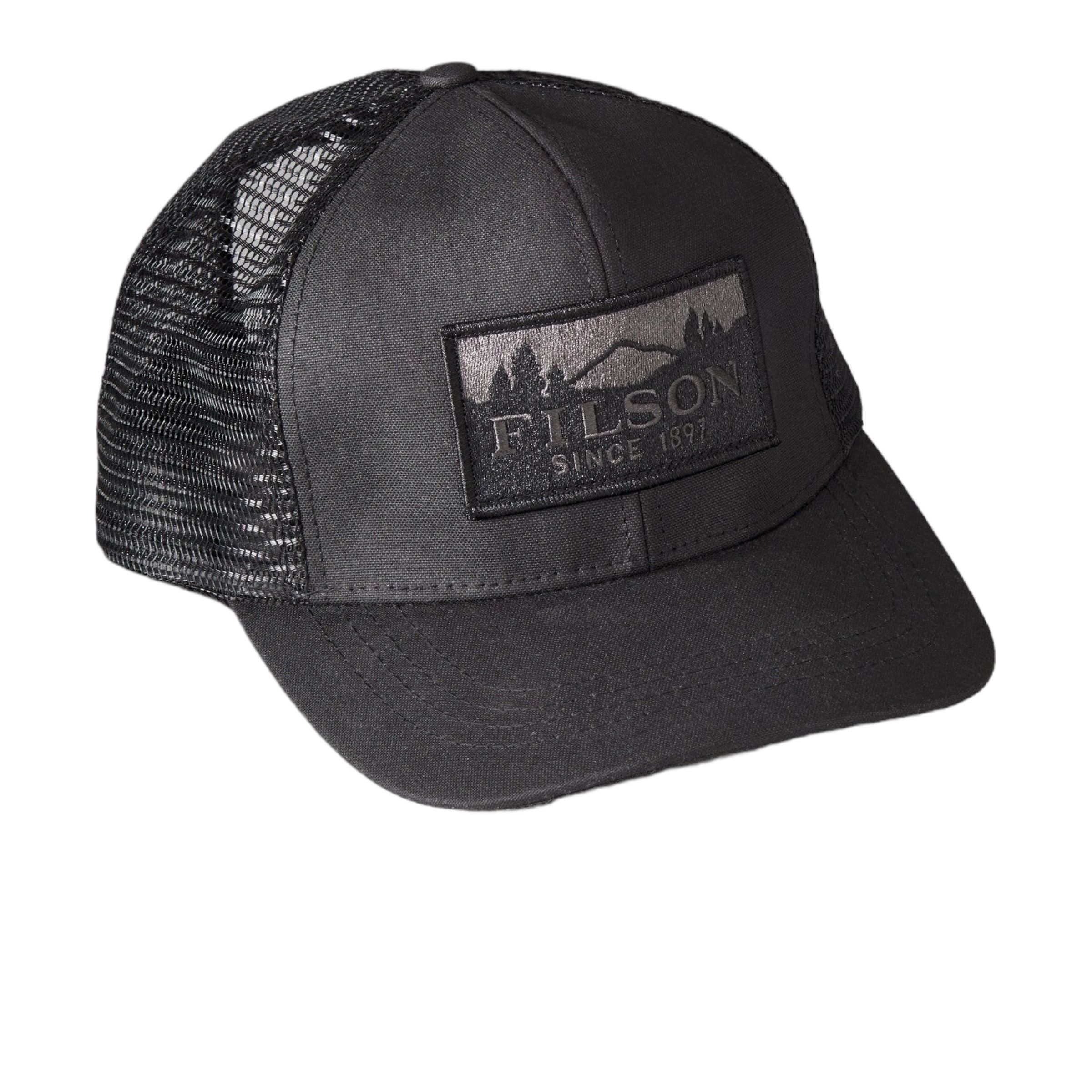 Black men's logger hat