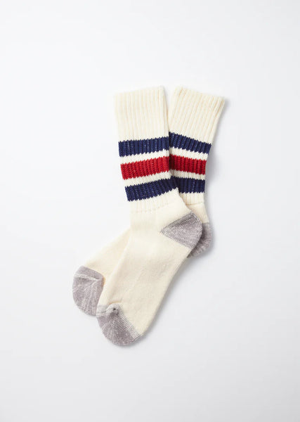 Socks - Navy/dark Red