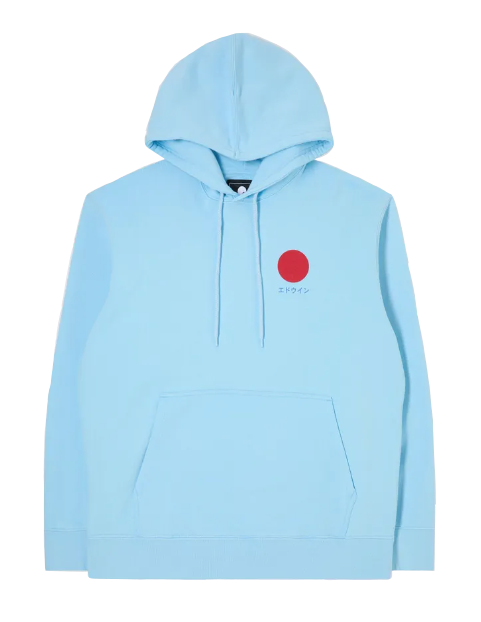 Japanese Sun Hooded Sweatshirt (Sky)