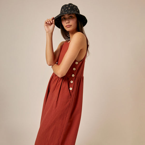 Rust Anya Jumpsuit