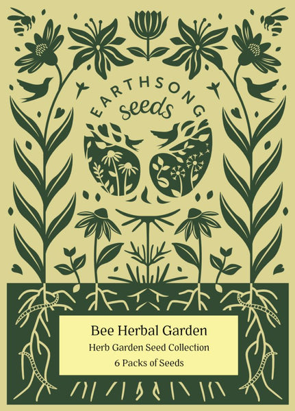 Earthsong seeds Bee Herbal Garden Seed Pack