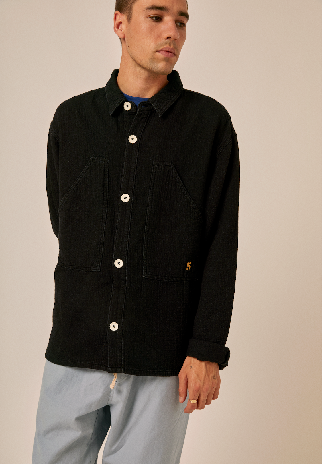 Sideline | Bobby Shirt | Washed Black