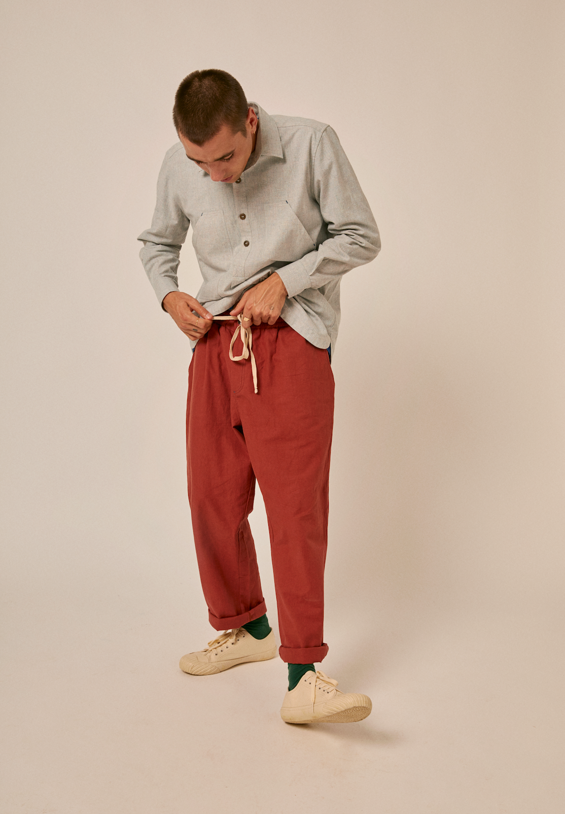 Sideline | Ark Trousers | Rust