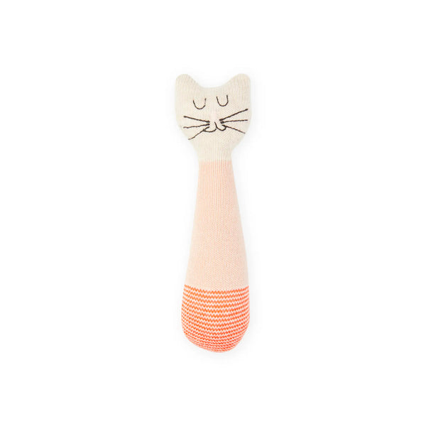 Sophie Home Pink Cat Baby Rattle Toy