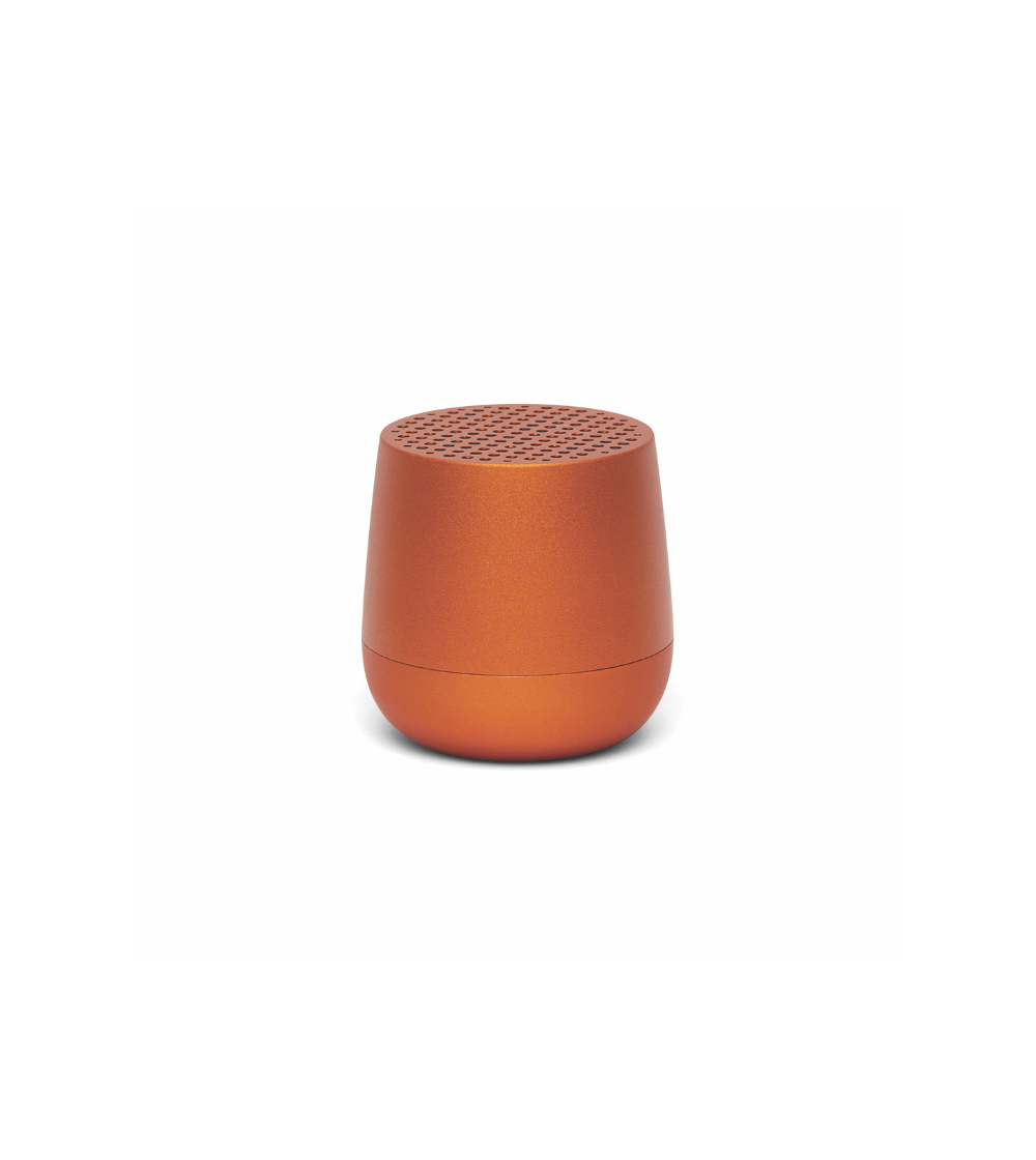 Lexon Orange Mino Rechargeable Speaker by Lexon