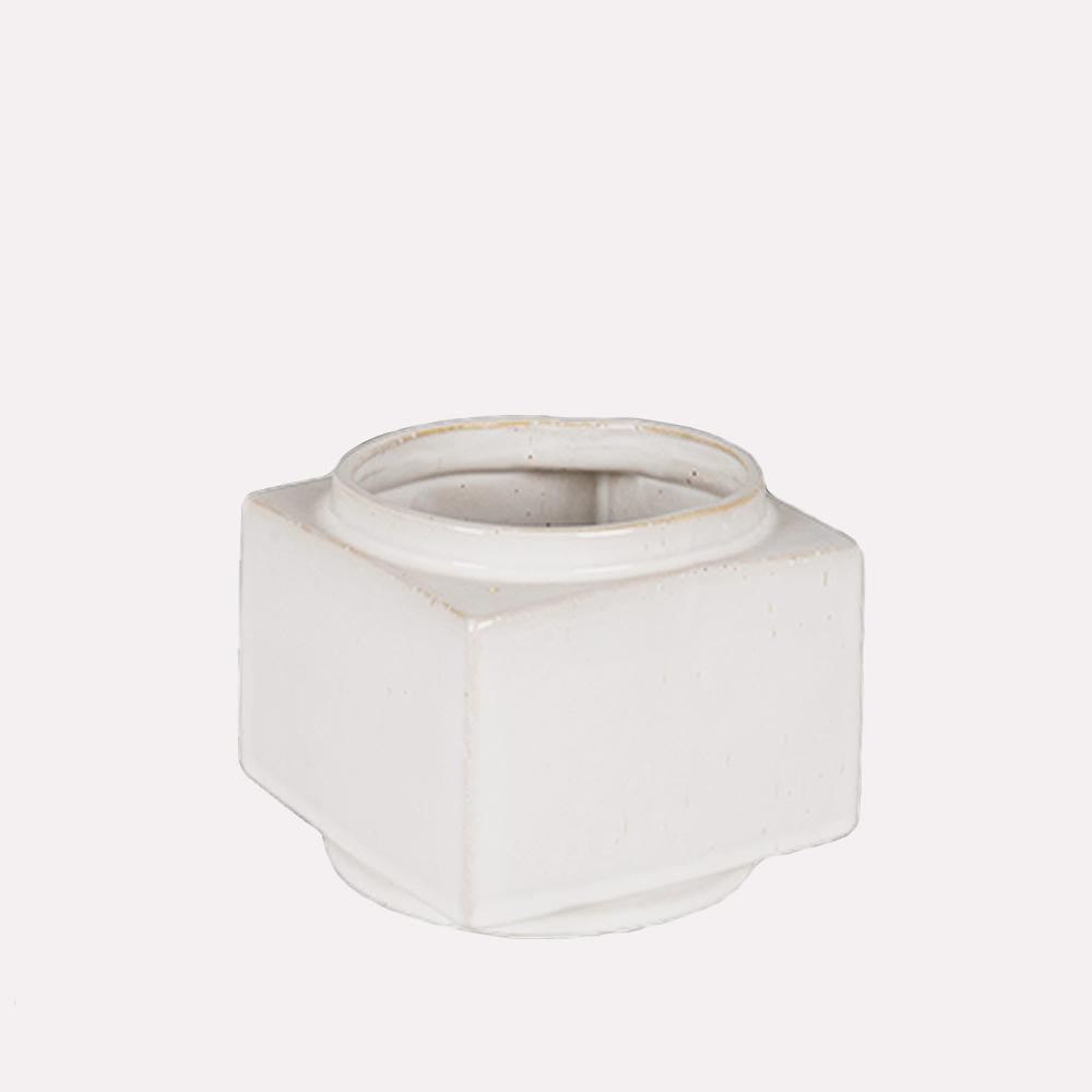 Ceramic Plant Pot Constant White D17