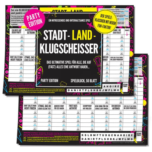 Stadt-Land-Klugschisser Party Game