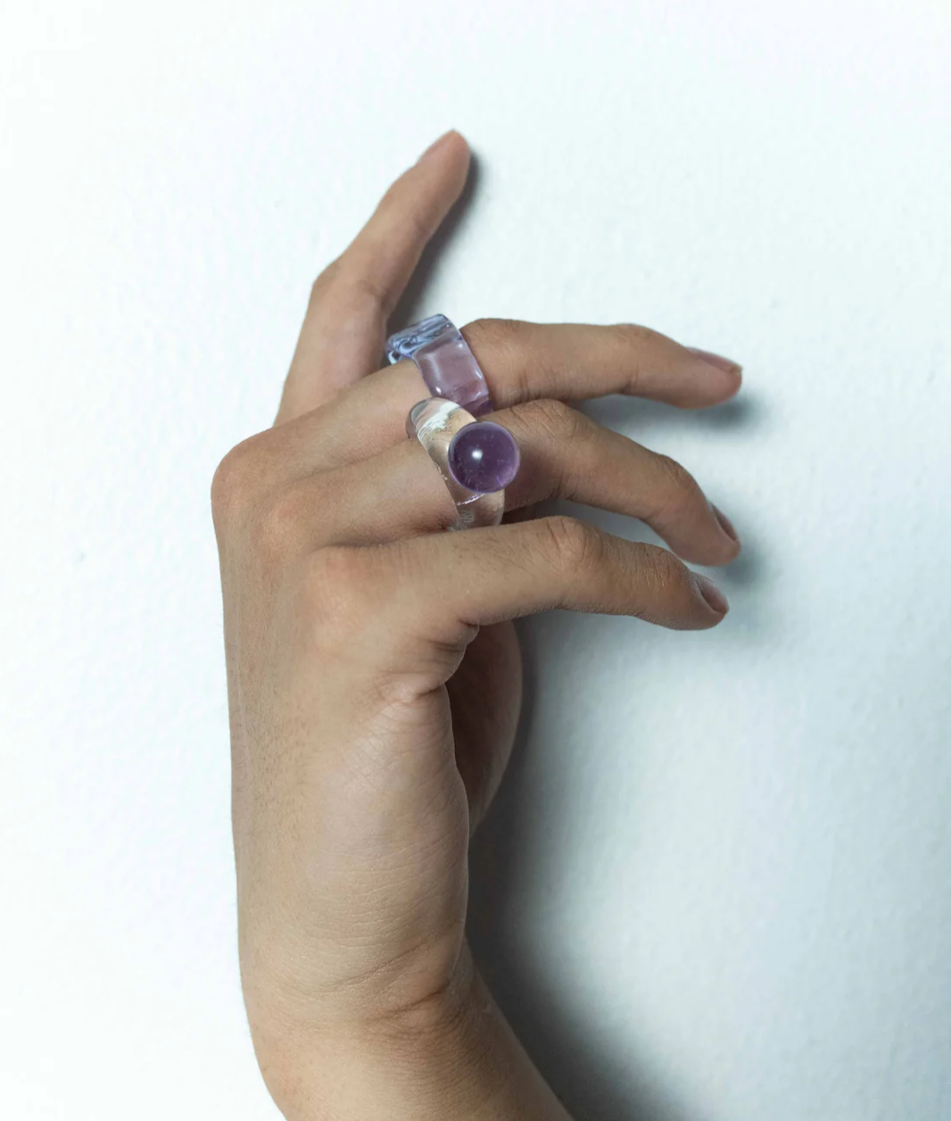 Trouva: Levens Jewels | Drop Ring | Lilac