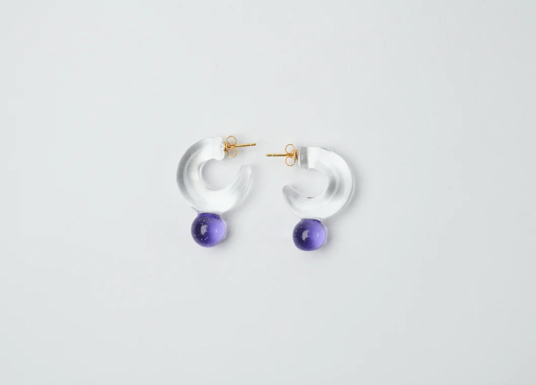 Trouva: Levens Jewels | Drop Mini Hoops | 5 Colour Ways