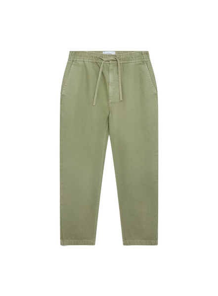 Kurt Trousers In Sage Organic Cotton Twill