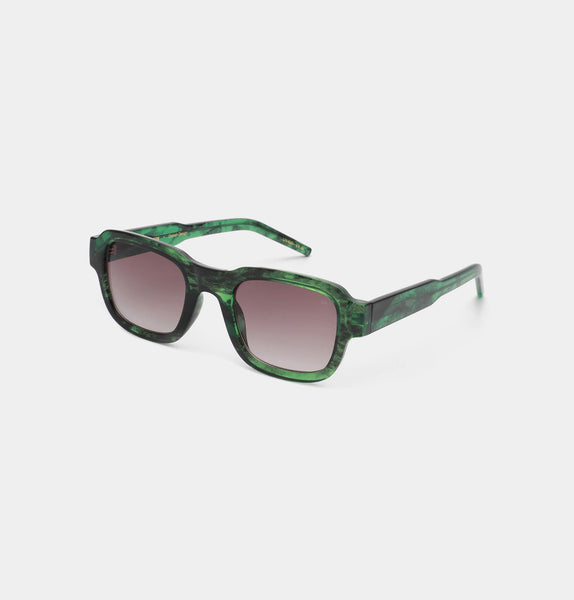 Green Marble Transparent Halo Sunglasses