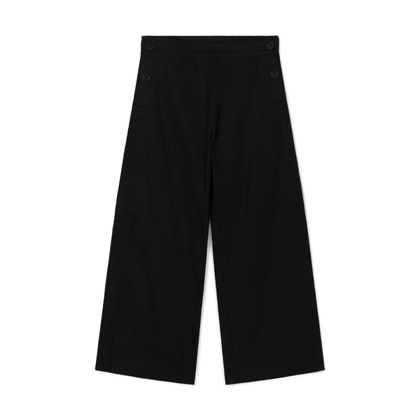 Kate Sheridan Po Black Drill Barrel Ree Trousers