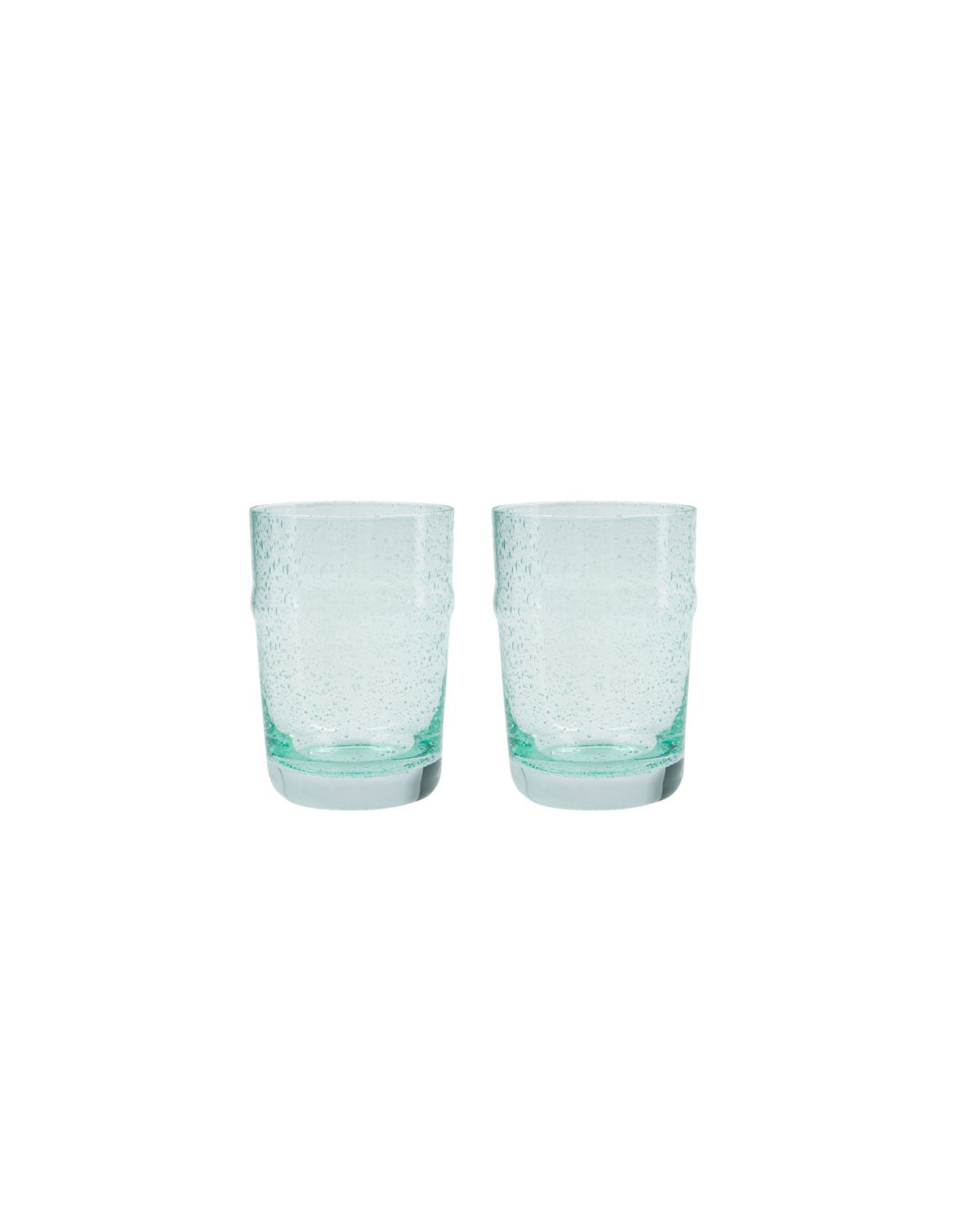 House Doctor Aqua Tumbler Recycled Glass Set, House Doctor