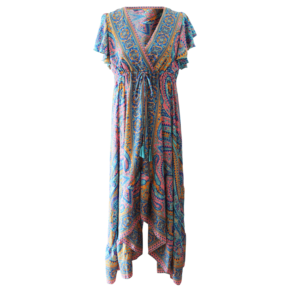 Powell Craft 'arianna' Floral Maxi Dress